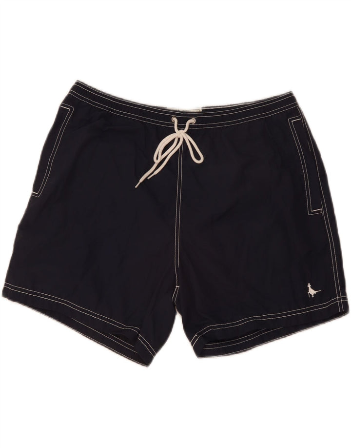 JACK WILLS Short de Bain Homme Grand Bleu Marine Coton
