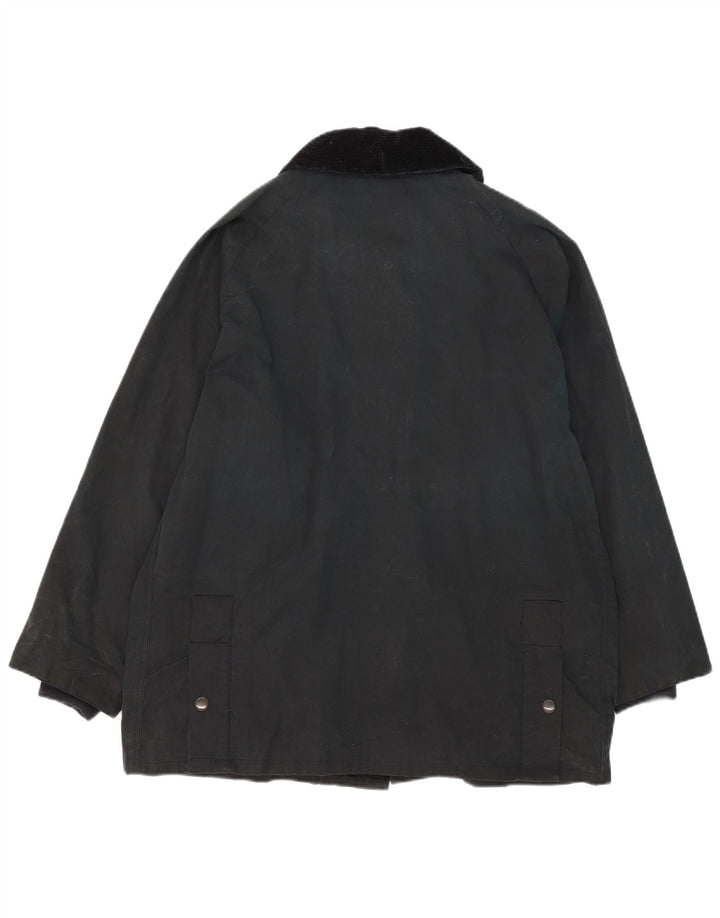 Zara Veste en coton ciré pour homme UK 38 Coton bleu marine moyen