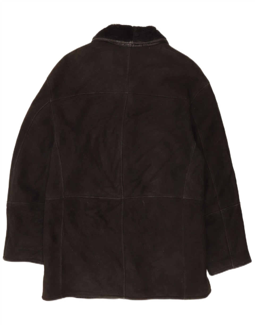 Gimo's Veste en peau de mouton pour homme UK 40 Large Noir