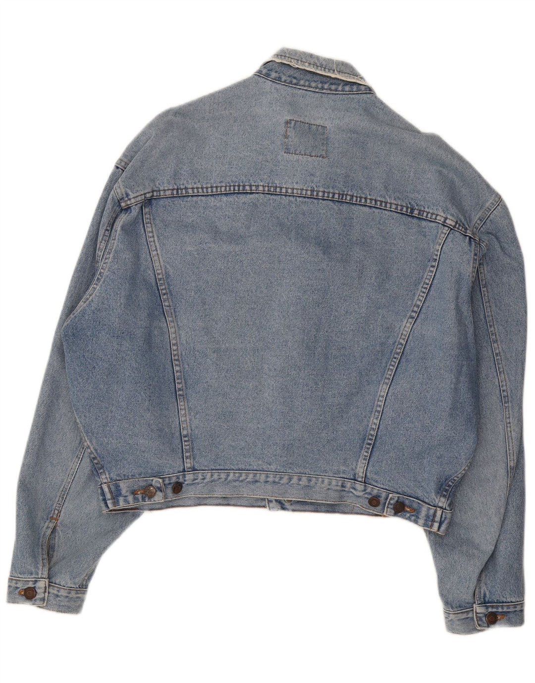 Sisley Veste en Jean Homme UK 42 XL Bleu Coton