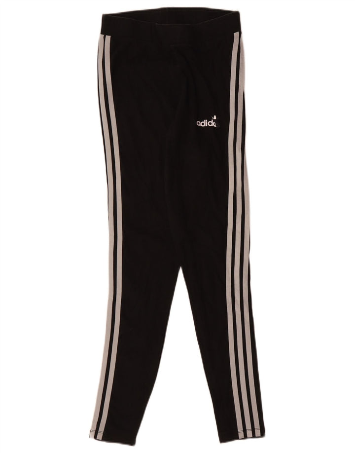 ADIDAS Leggings Femme UK 10 Petit Noir