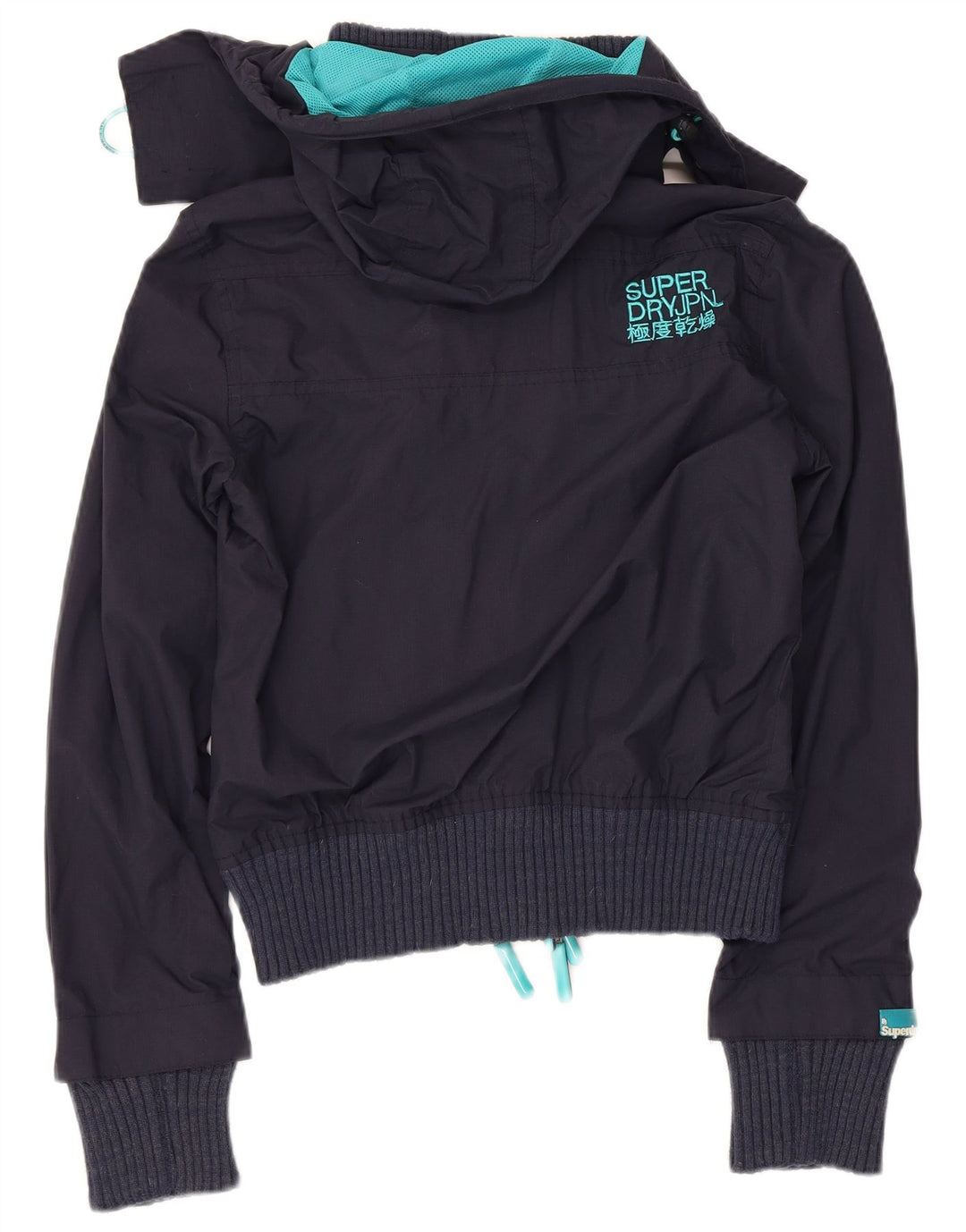 Superdry Veste de pluie The Windbomber Graphic pour femme UK 10 Small Bleu marine