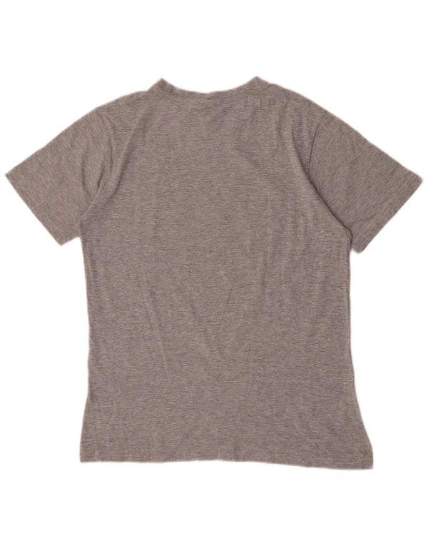 Sergio Tacchini T-Shirt Graphique Homme Gris Moyen Coton Moucheté