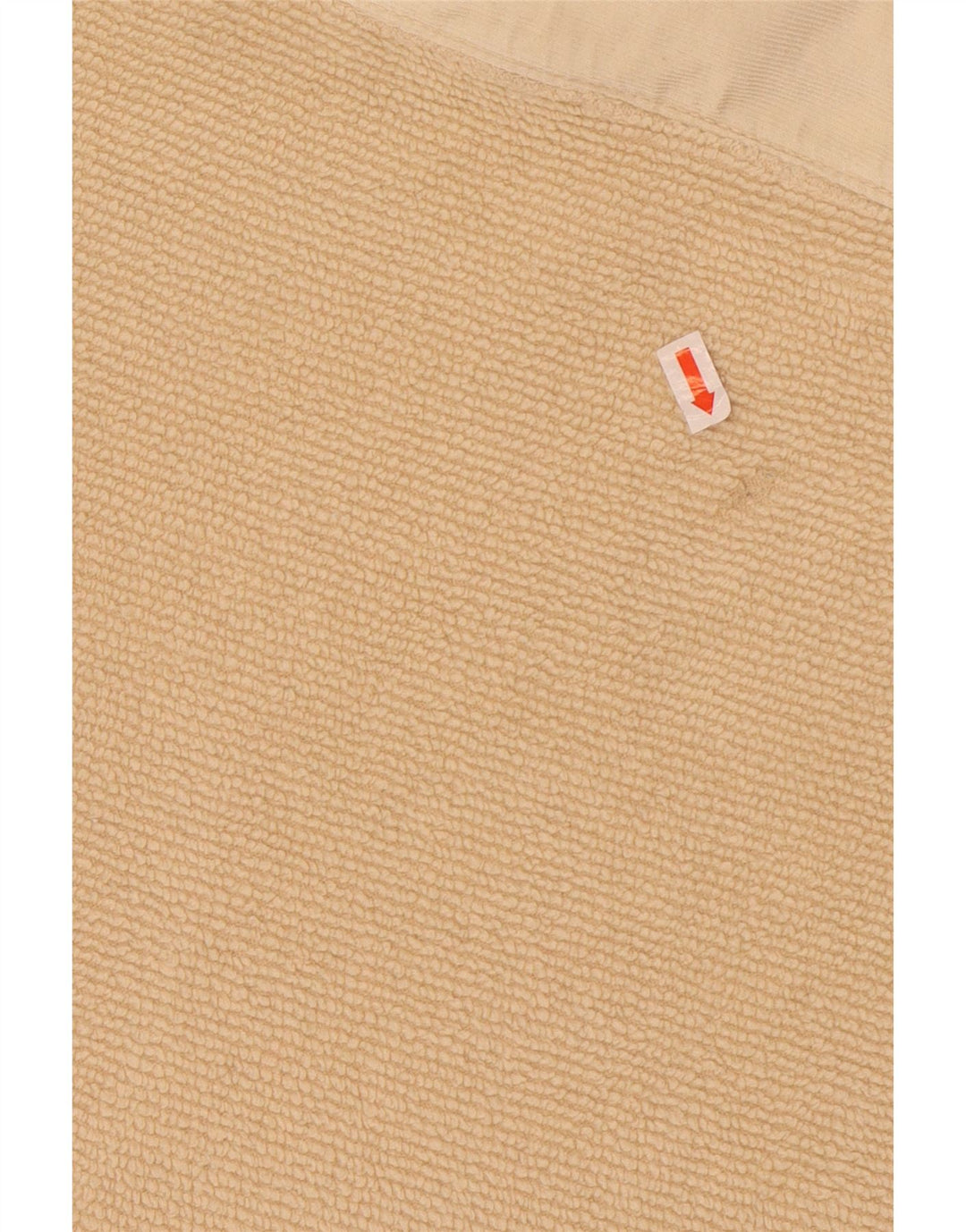 Mustang Pull polaire à col zippé pour homme Large Beige Colourblock Polyester