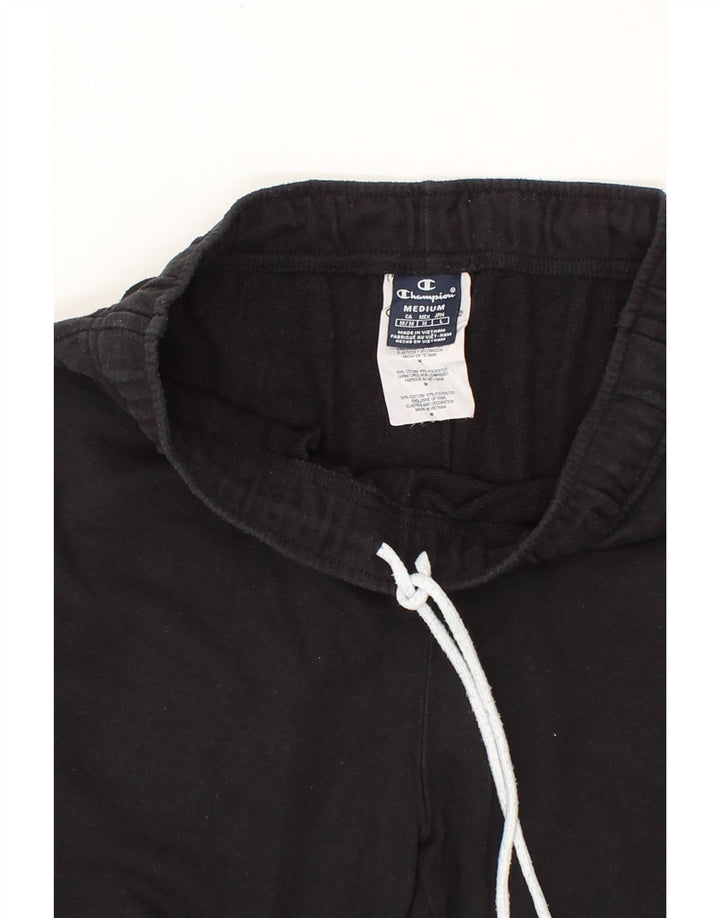 CHAMPION Womens Tracksuit Trousers UK 12 Medium  Black Cotton Vintage Champion and Second-Hand Champion from Messina Hembry 