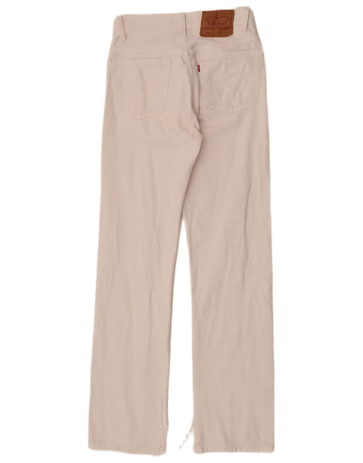 Levi's Jean Droit 501 Femme W28 L32 Coton Blanc
