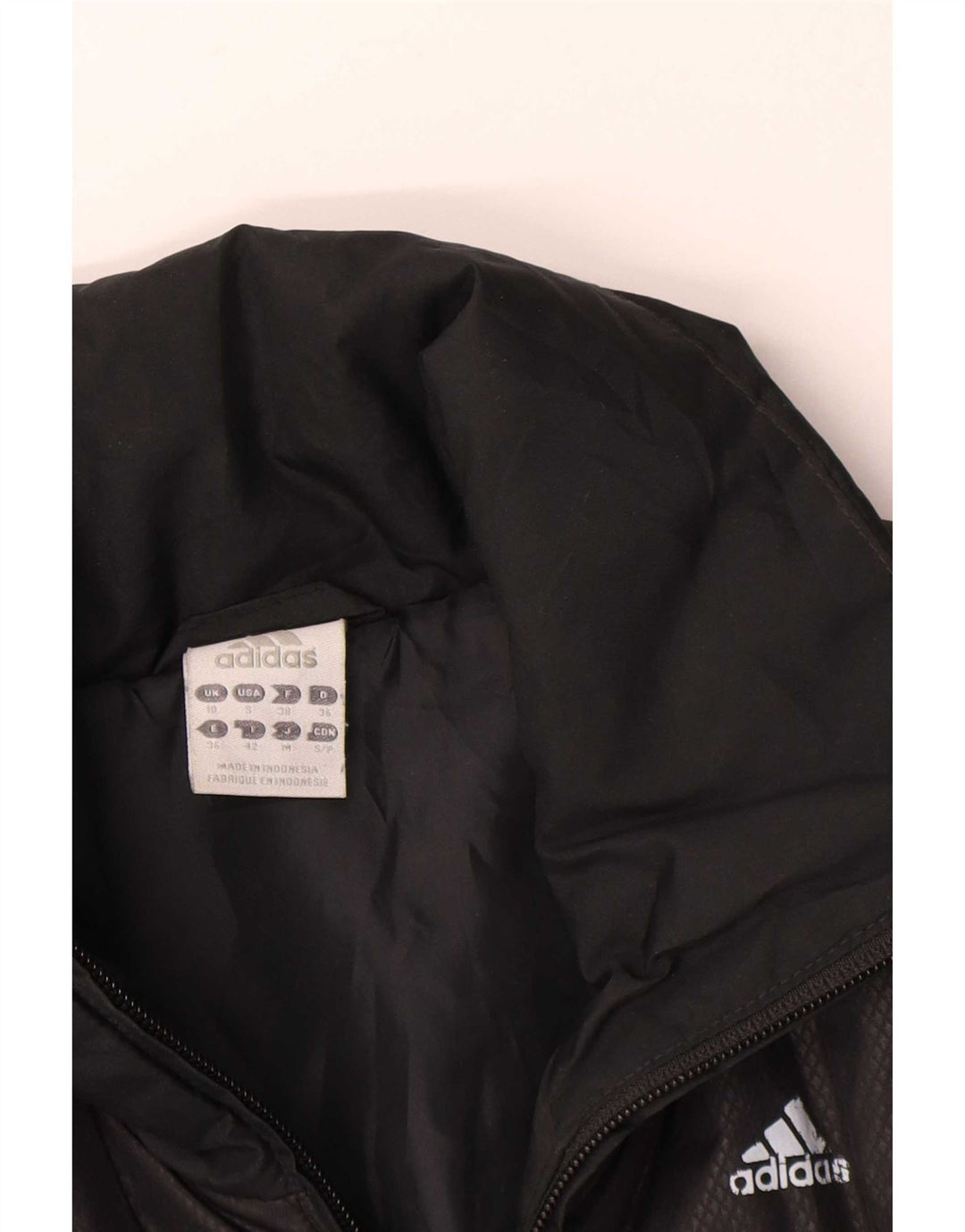 Adidas Veste rembourrée pour femme UK 10 Petit Noir Polyester