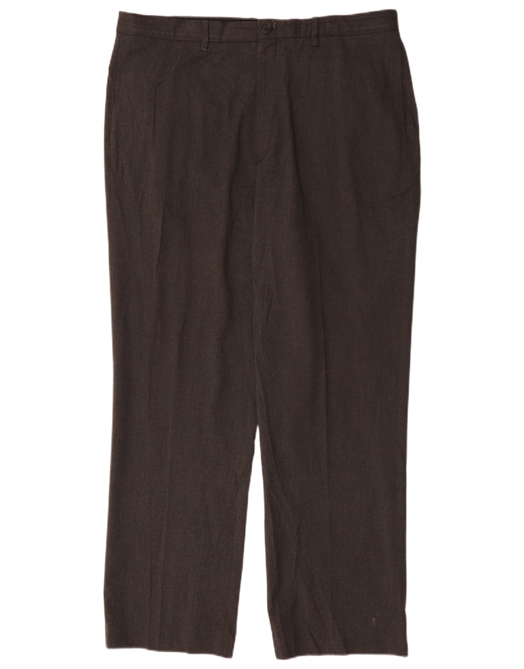 Calvin Klein Pantalon Chino Droit Homme W36 L32 Gris Polyester