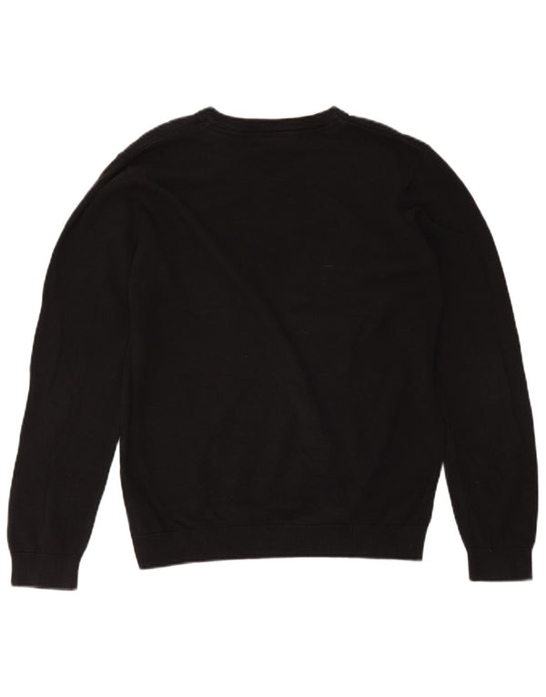 Marks & Spencer Pull col V garçon 15-16 ans Noir Coton