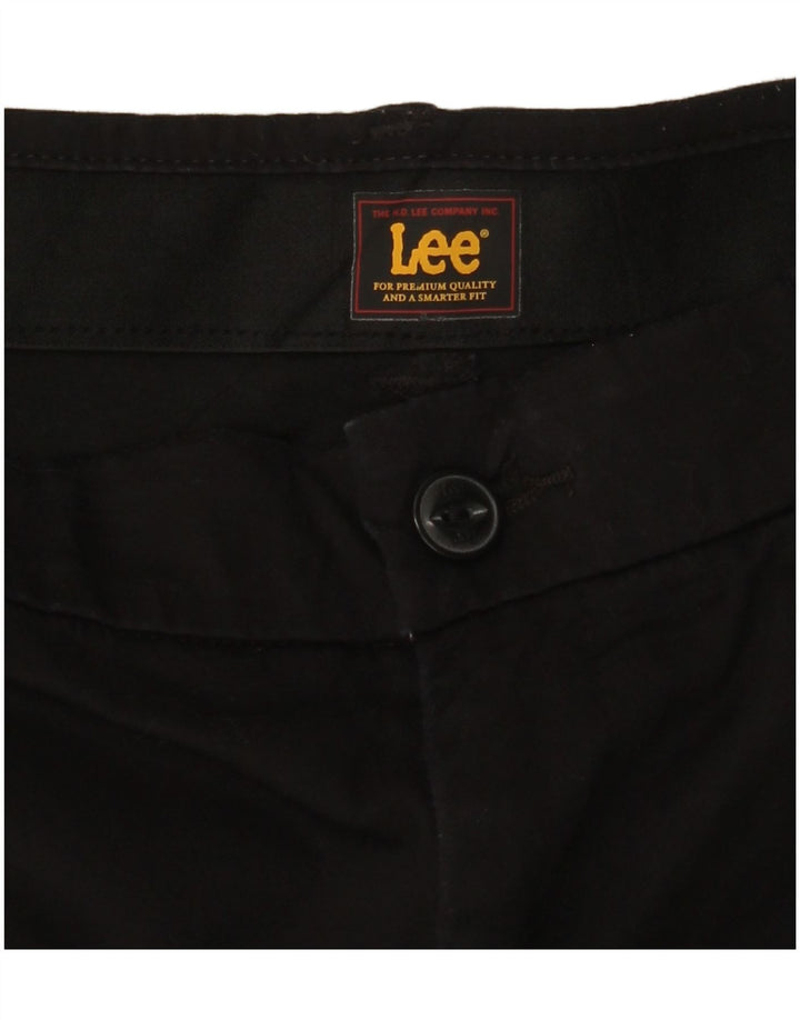 LEE Pantalon Chino Droit Femme W30 L31 Noir