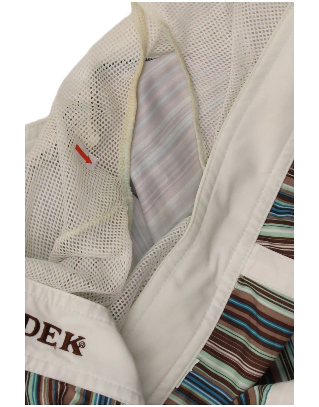 SUNDEK Short de Bain Homme Moyen Rayé Multicolore Polyester