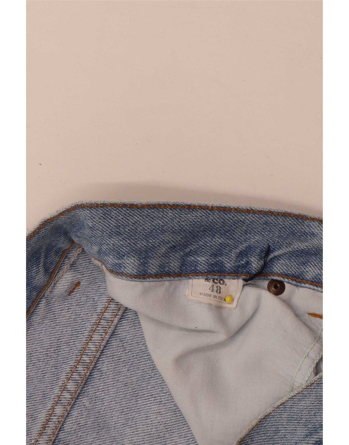 Casucci Jean fuselé pour homme IT 48 Medium W30 L31 Bleu Coton