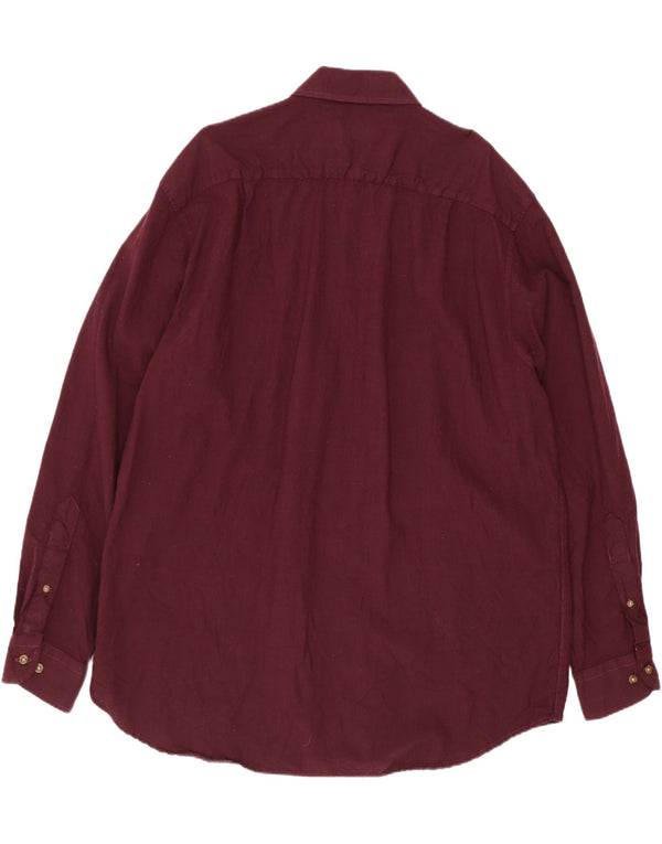 Pendleton Chemise longue en flanelle pour homme 2XL en laine bordeaux