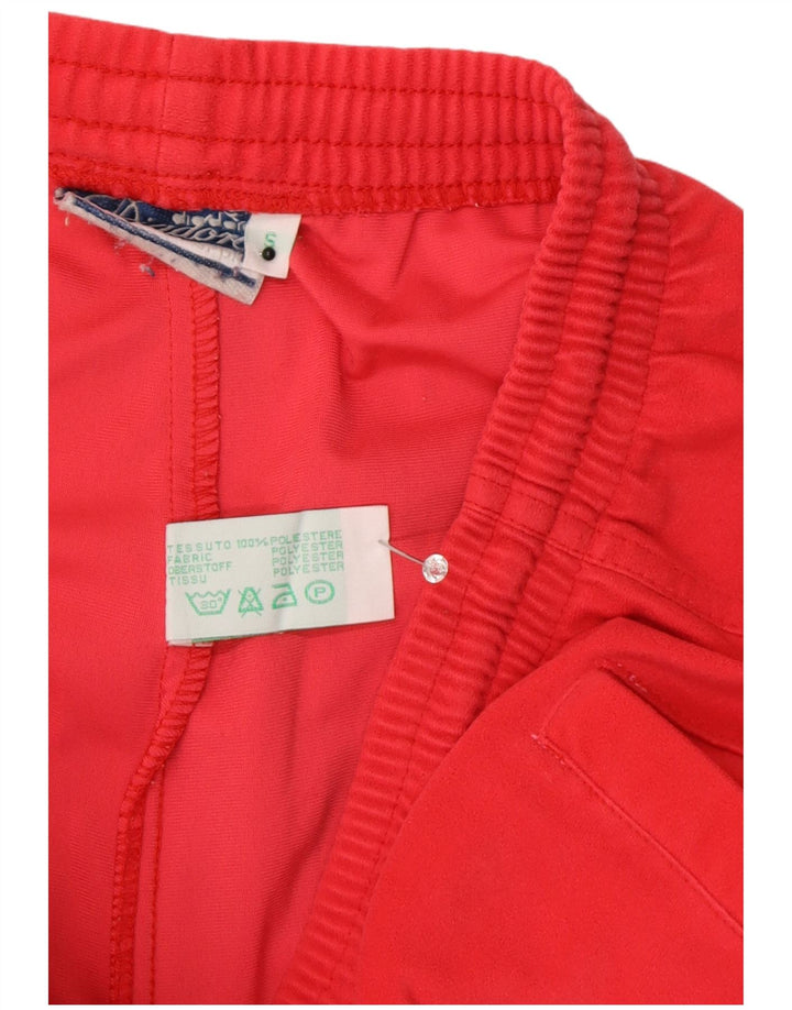 Diadora Pantalon De Survêtement Femme UK 10 Small Rouge Polyester