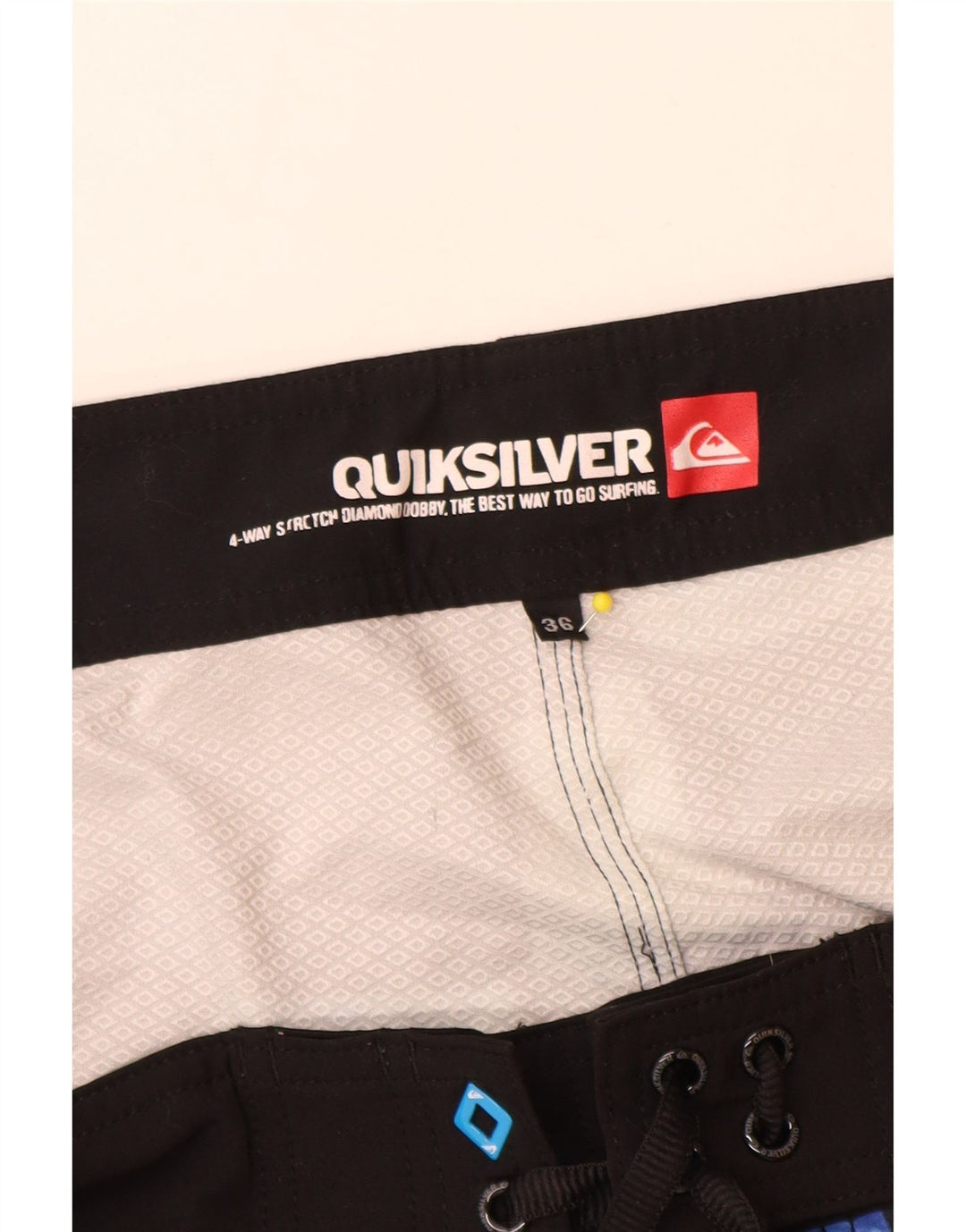 Quiksilver Short de bain homme grand bleu géométrique polyester