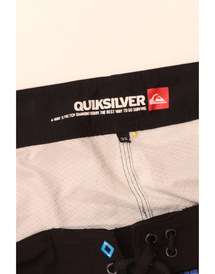 Quiksilver Short de bain homme grand bleu géométrique polyester