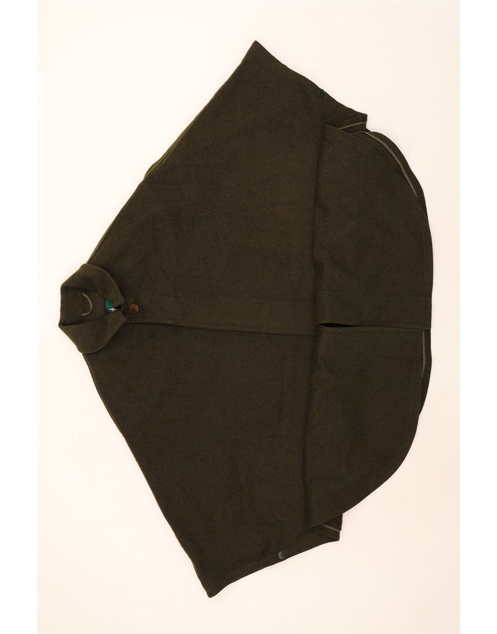 Weyrer Manteau Cape Homme Taille Unique Laine Kaki