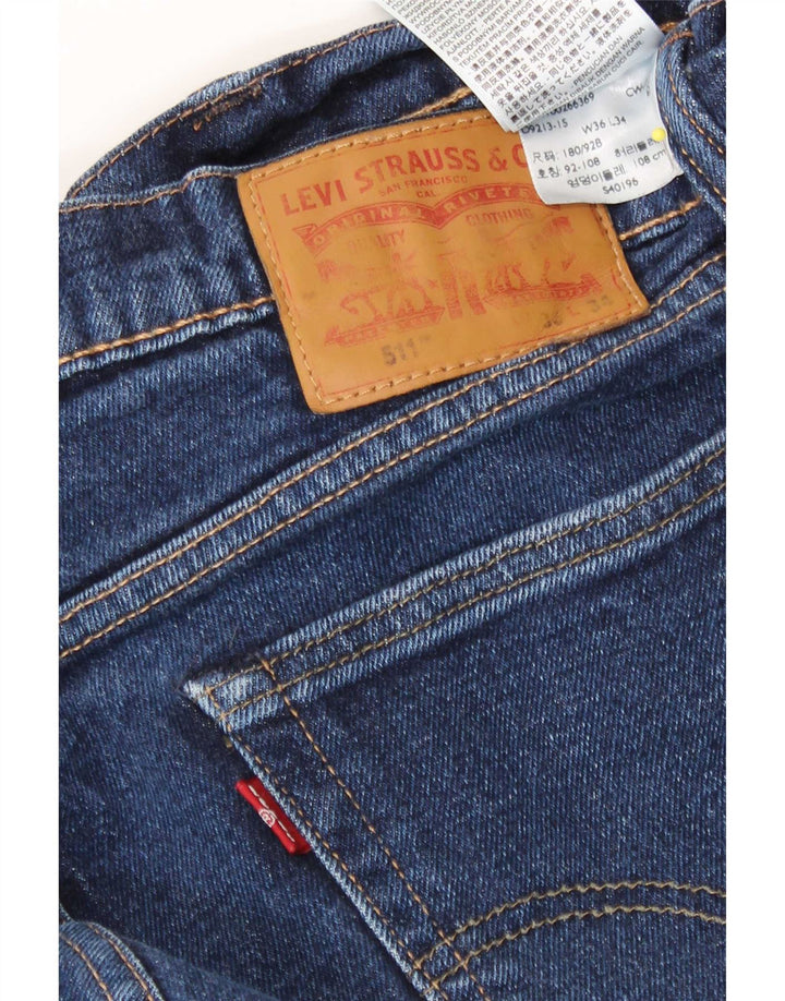 Levi's Jean Slim 511 Homme Bleu W36 L34 Coton