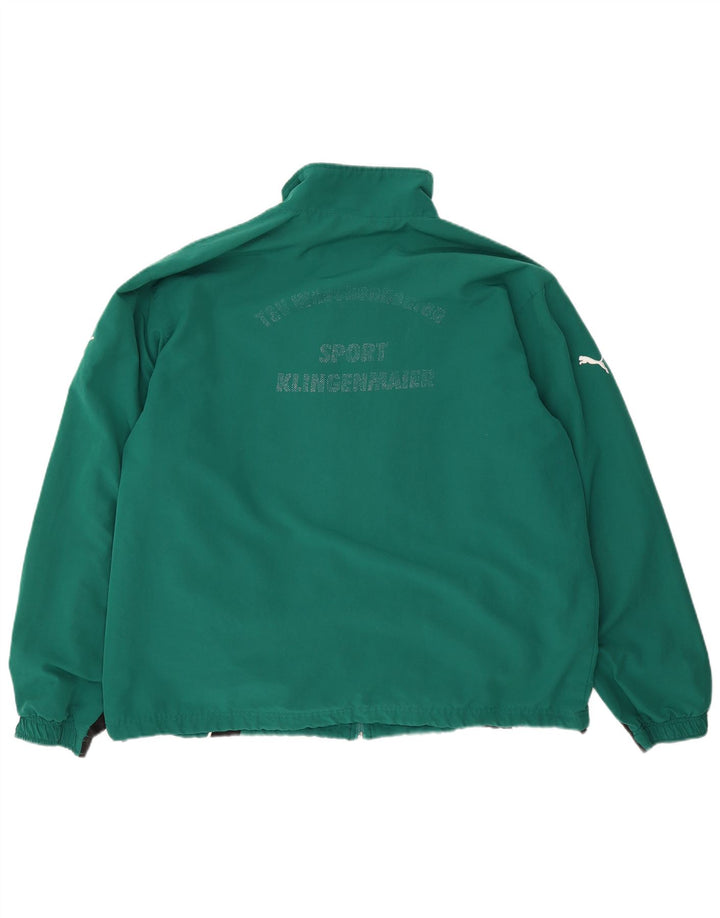 Puma Veste de Survêtement Graphique Homme XL Vert Colorblock Polyester