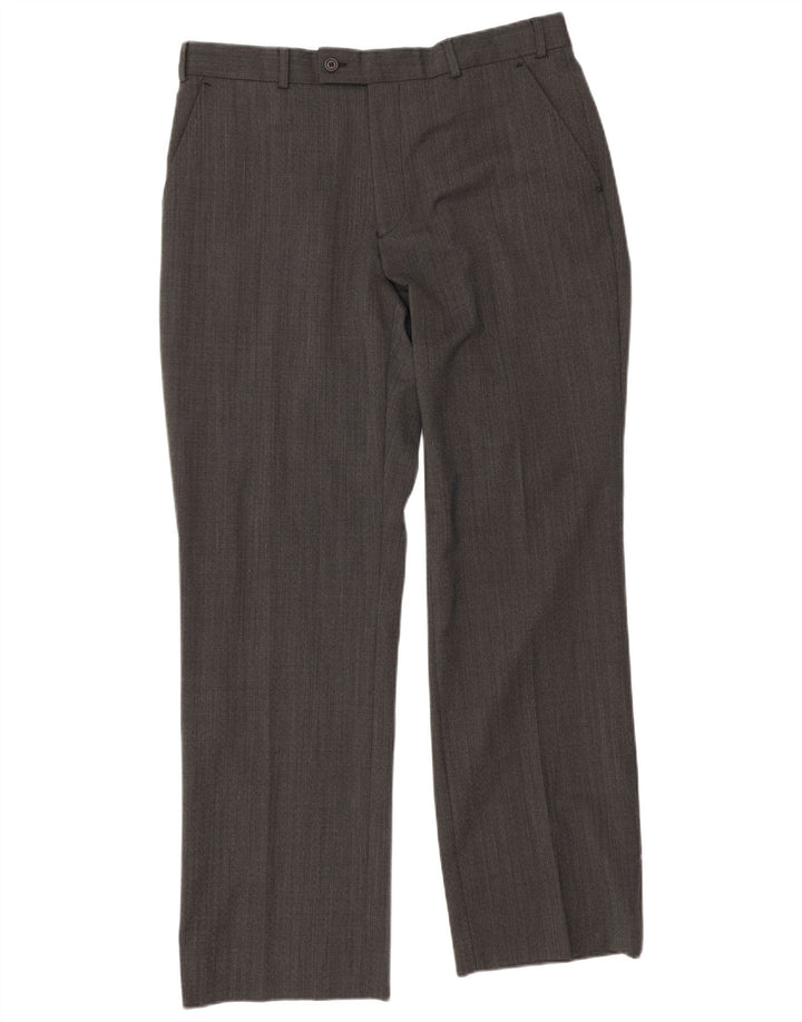 Ted Baker Pantalon de costume droit pour homme W34 L31 Gris