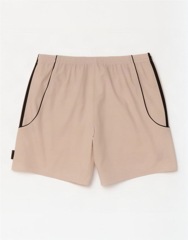 Adidas Hommes Climalite Sport Shorts Grand Blanc Polyester