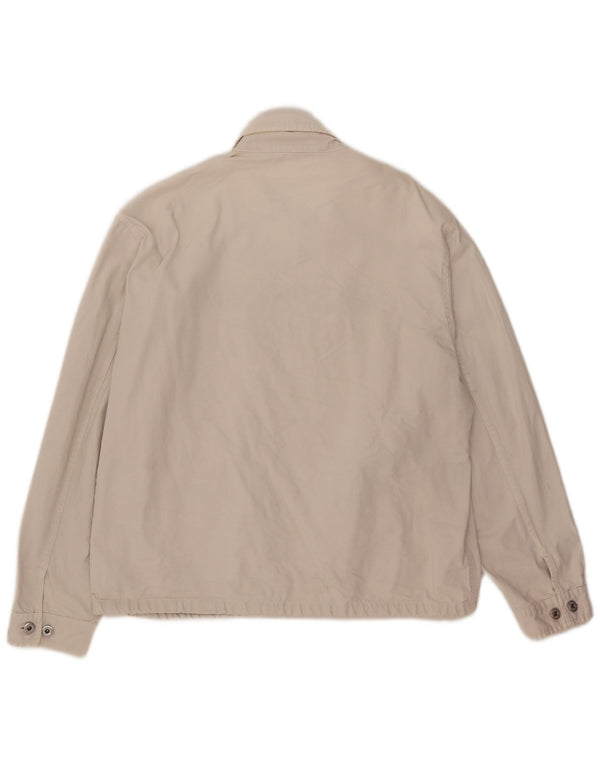 Murphy & Nye Veste bomber graphique pour homme UK 40 Grand coton beige