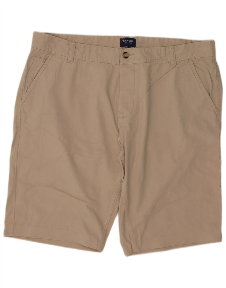 KANGOL Short Chino Homme 2XL W42 Beige Coton