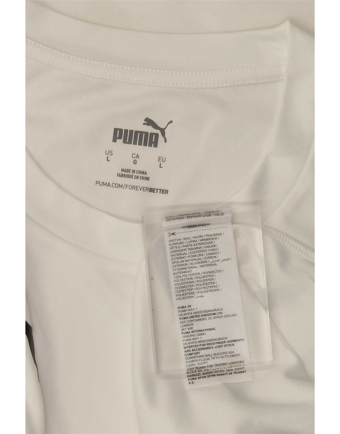 Puma T-Shirt Deutschland Graphic Homme Blanc Large Polyester