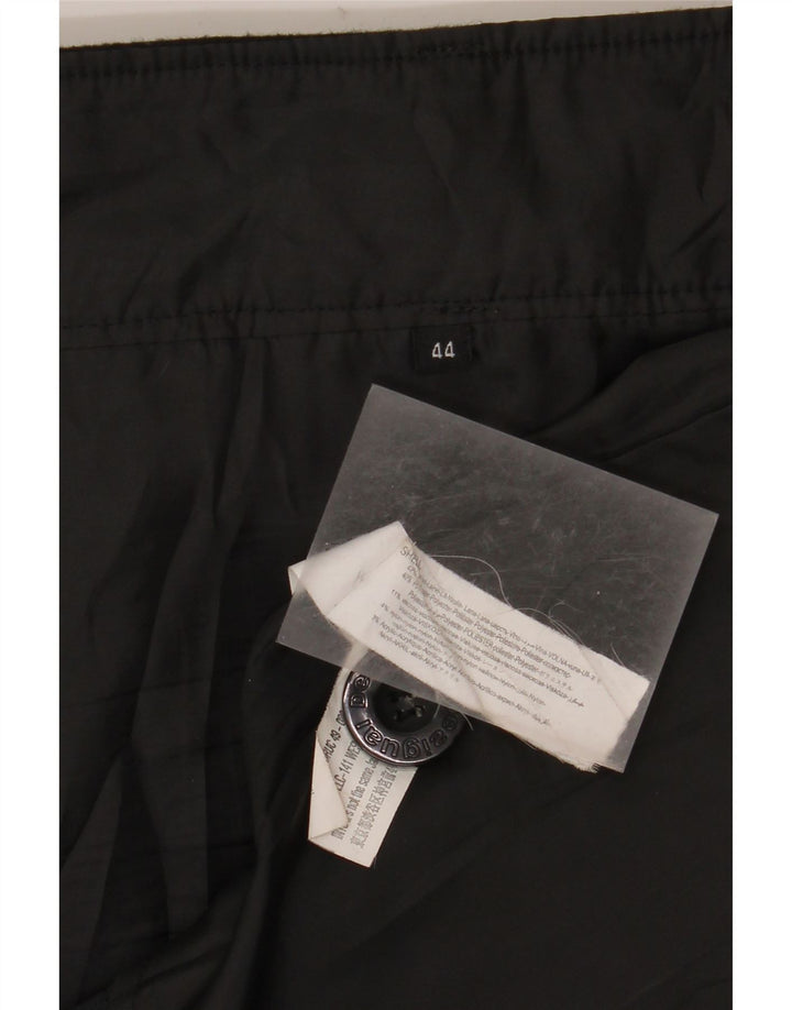 Desigual Femme Mini Jupe Portefeuille EU 44 XL W35 Noir Patchwork Laine