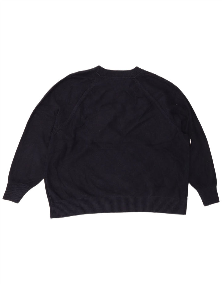 TOMMY HILFIGER Pull col bateau pour femme IT 48 XL Bleu marine