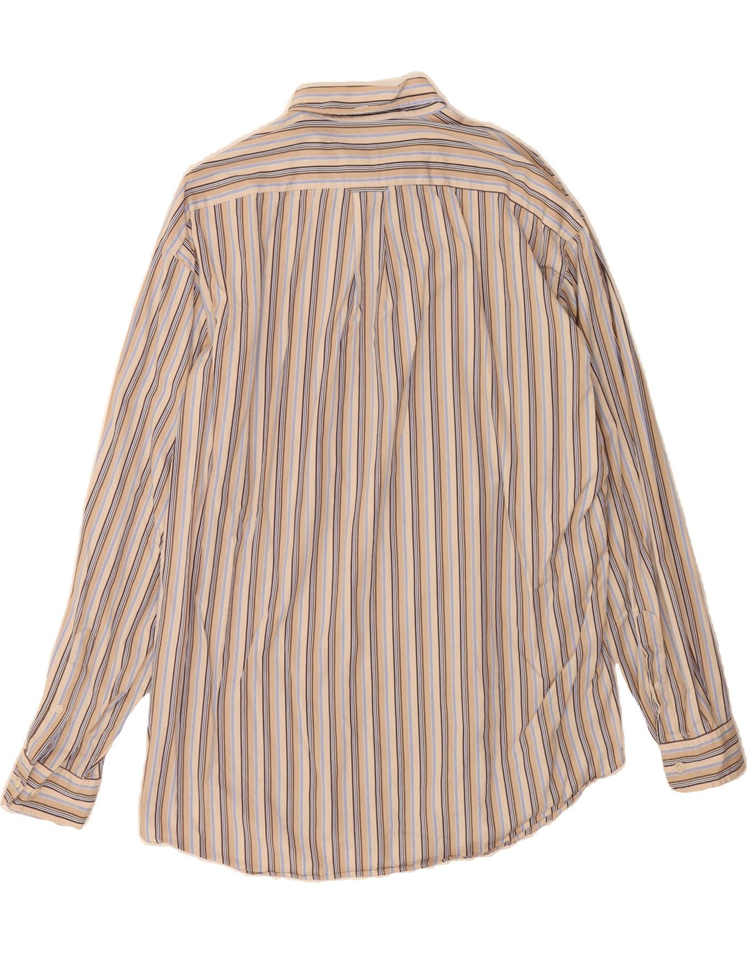 FACONNABLE Mens Shirt Large Beige Striped Vintage Faconnable and Second-Hand Faconnable from Messina Hembry 