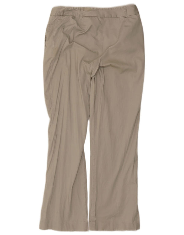Marks & Spencer Pantalon droit décontracté pour femme UK 12 Medium W30 L30 Beige