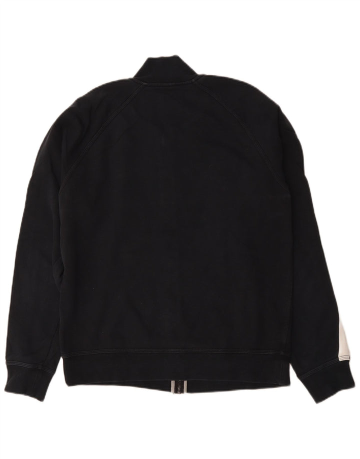 Veste de survêtement Nike pour homme en coton color block noir moyen