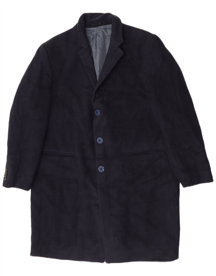 Marks & Spencer Manteau Homme UK 46 3XL Bleu Marine Polyester