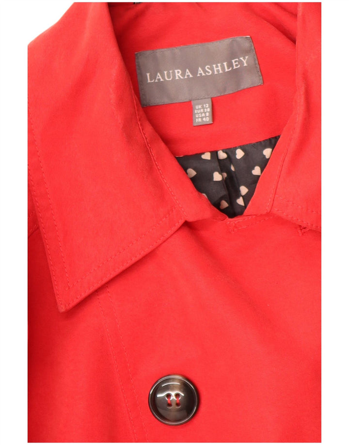 Laura Ashley Trench-coat pour femme UK 12 Modal rouge moyen
