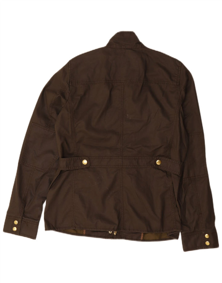 J. Crew Veste utilitaire pour femme UK 14 Coton marron moyen
