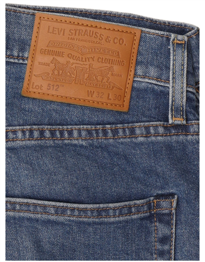 Levi's Jean Slim W32 L30 Homme Bleu Coton