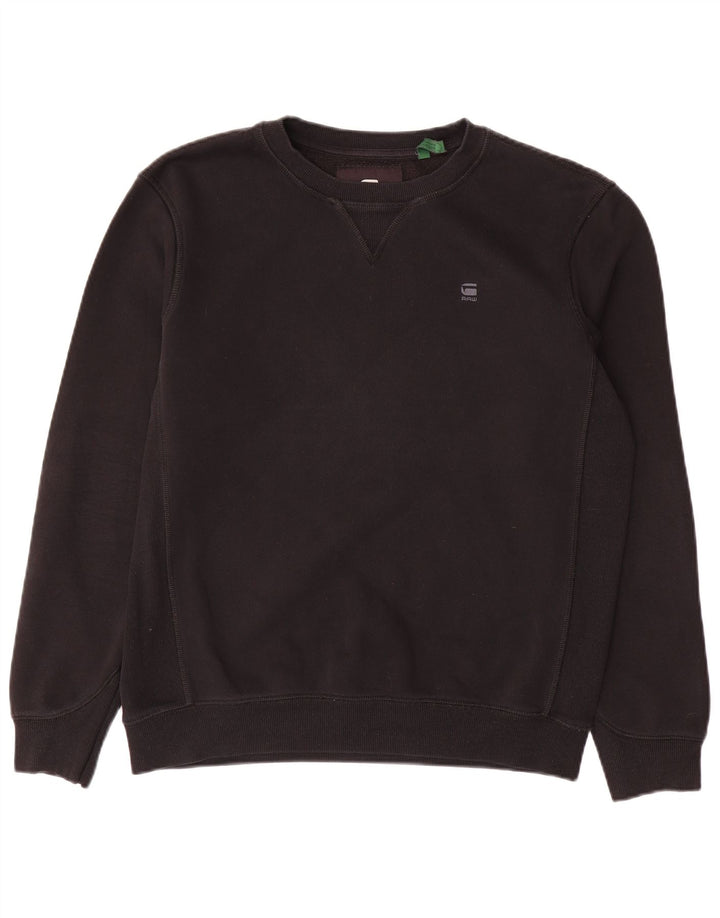 G-STAR Sweat-Shirt Homme Noir Moyen Coton