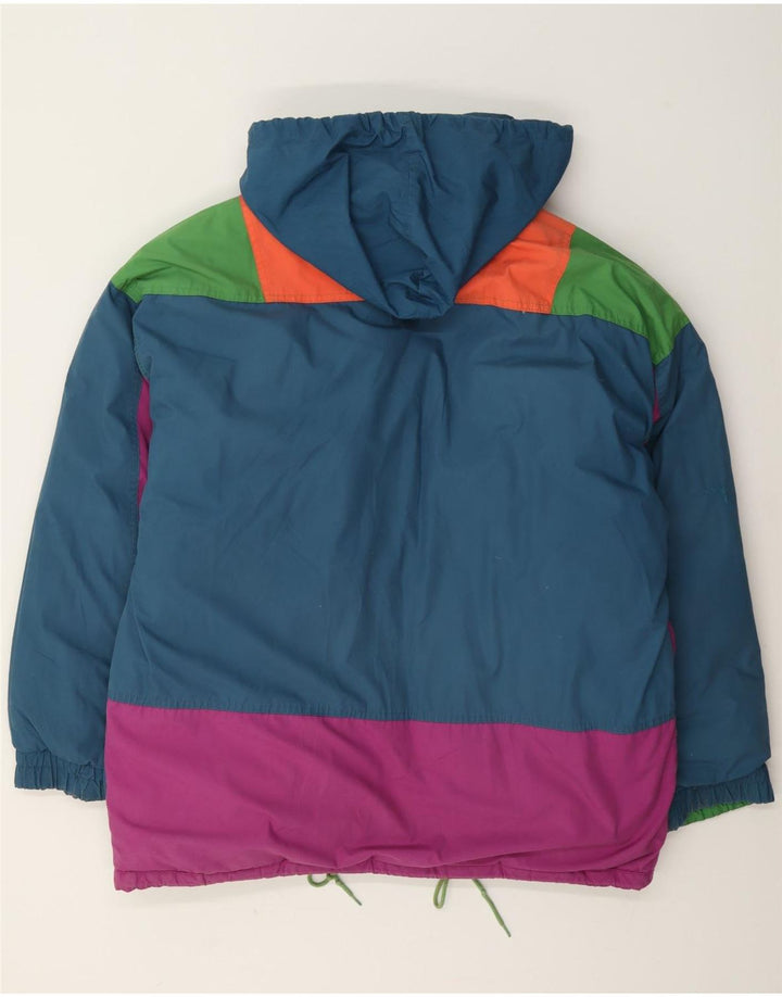 Astrolabio Veste matelassée à capuche pour homme UK 38 Vert moyen Colourblock