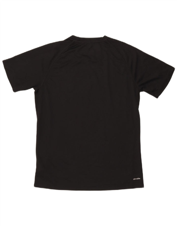 Adidas Hommes Climalite Graphic T-Shirt Haut Grand Noir Polyester
