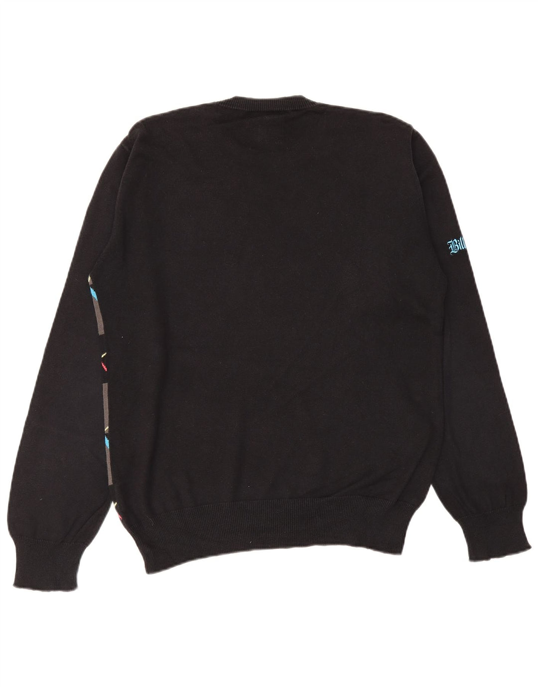 BILLABONG Pull à col rond pour homme Petit coton noir Argyle/Diamant