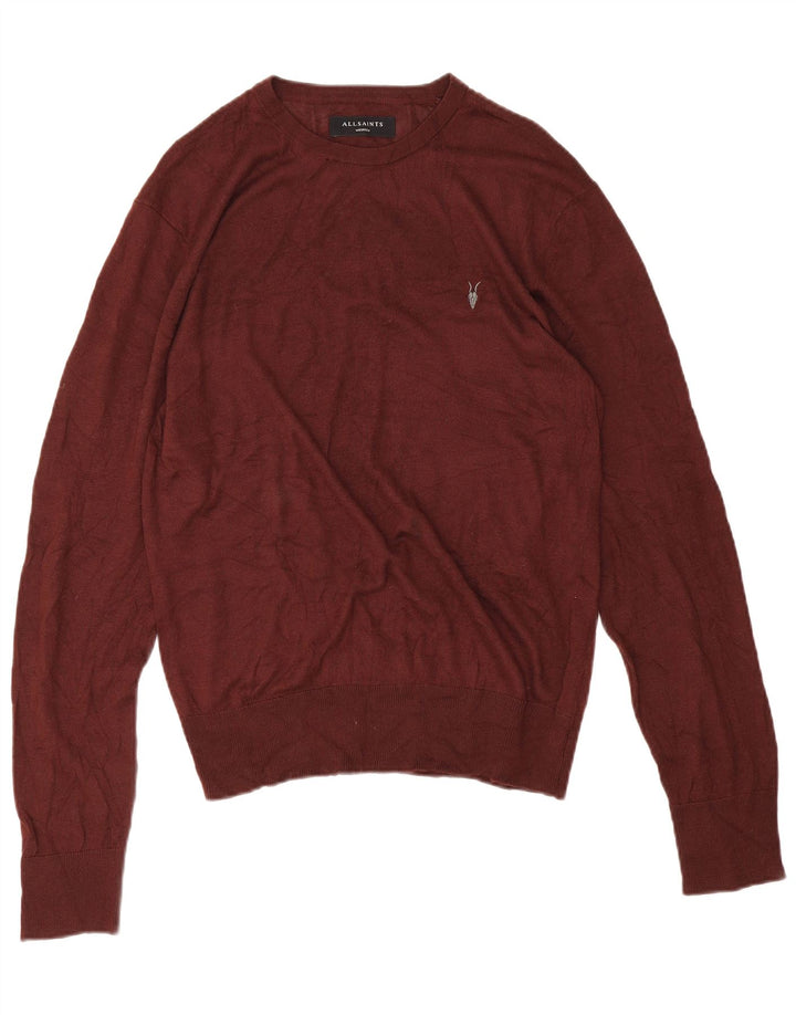 All Saints Pull Col Bateau Homme Marron Moyen