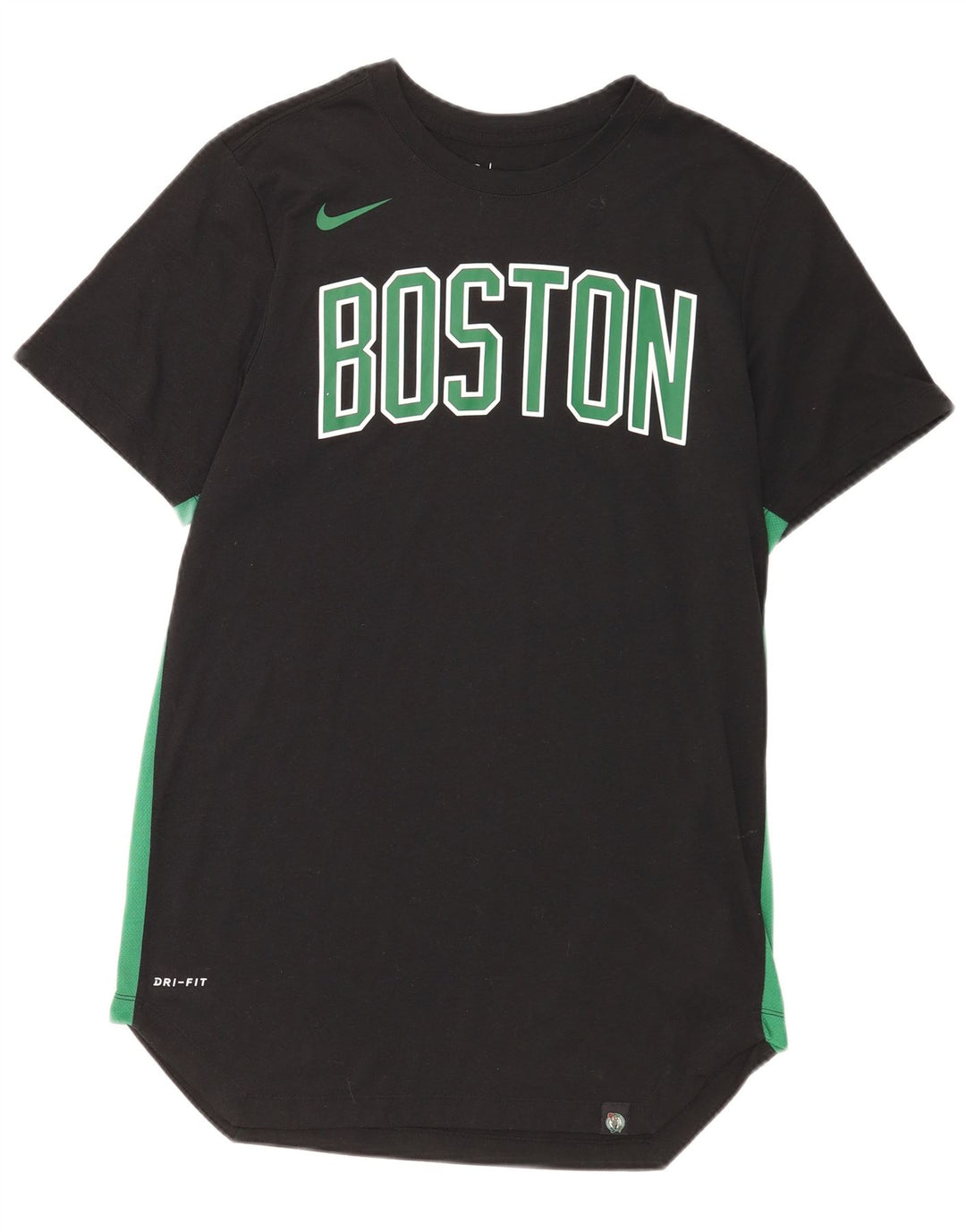 Nike Hommes Boston Celtics Graphic T-Shirt Top Noir Moyen Polyester
