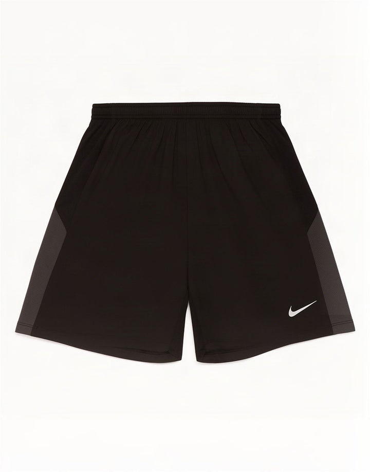 Nike Short de sport Dri Fit pour homme en polyester color block noir moyen