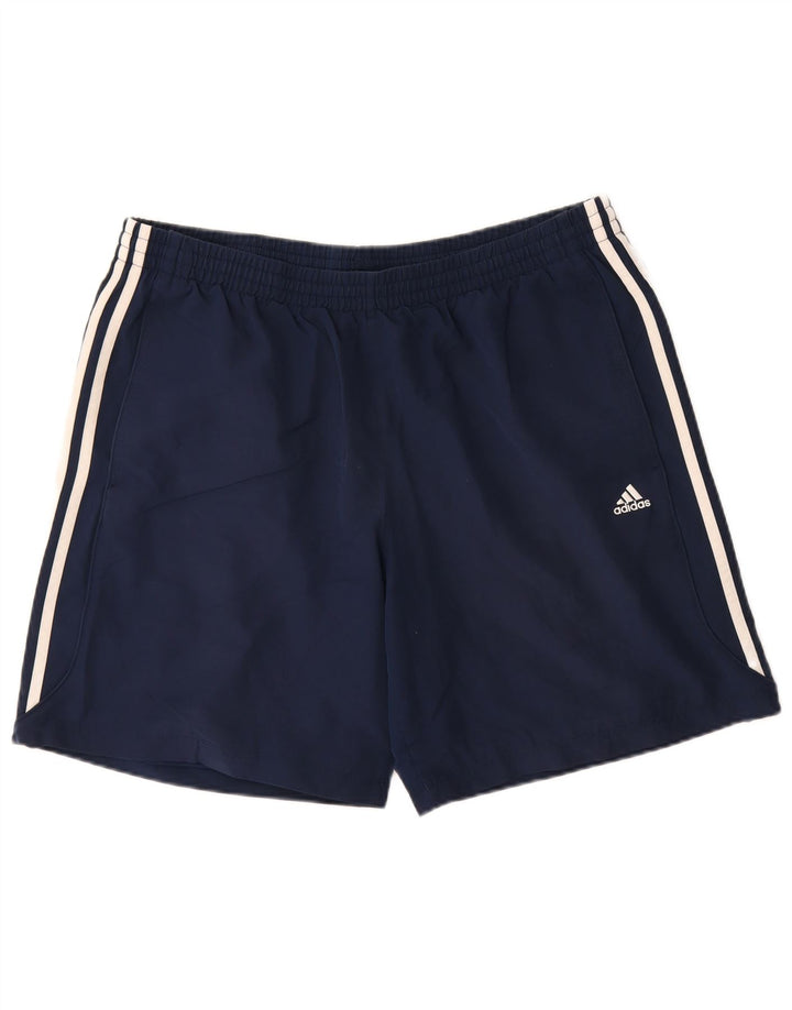ADIDAS Short de sport Climalite XL bleu marine pour homme en polyester