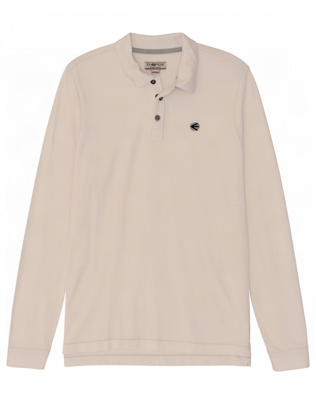 Energie Polo à Manches Longues Homme Blanc Moyen