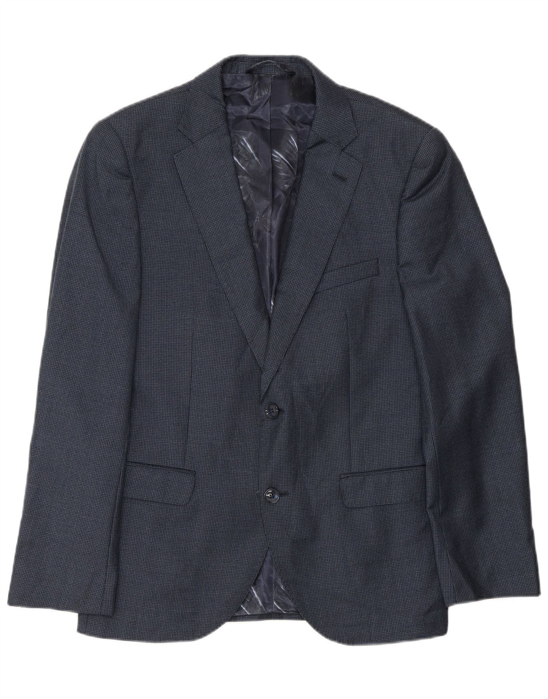 French Connection Veste Blazer 2 Boutons Homme EU 48 Bleu Marine Moyen