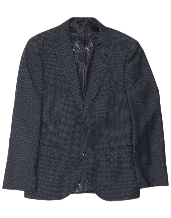 French Connection Veste Blazer 2 Boutons Homme EU 48 Bleu Marine Moyen