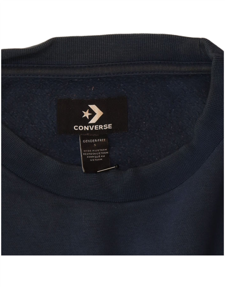 Converse Sweat-shirt graphique pour hommes, petit, bleu marine