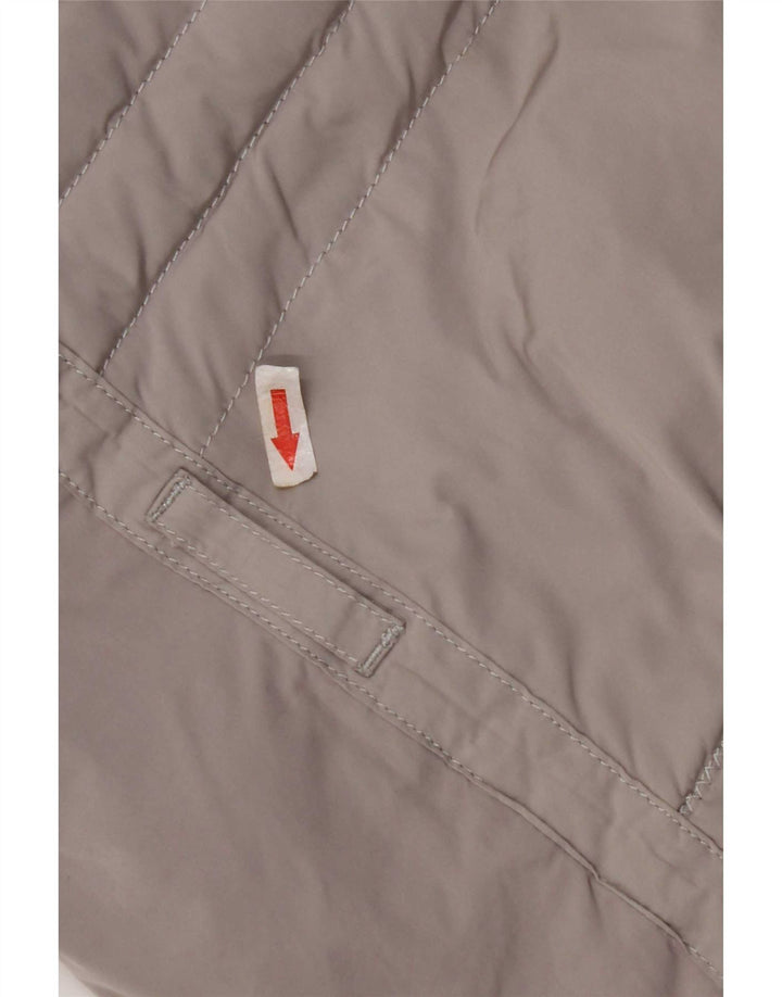 Napapijri Veste matelassée à capuche pour femme UK 10 Small Gris Polyester